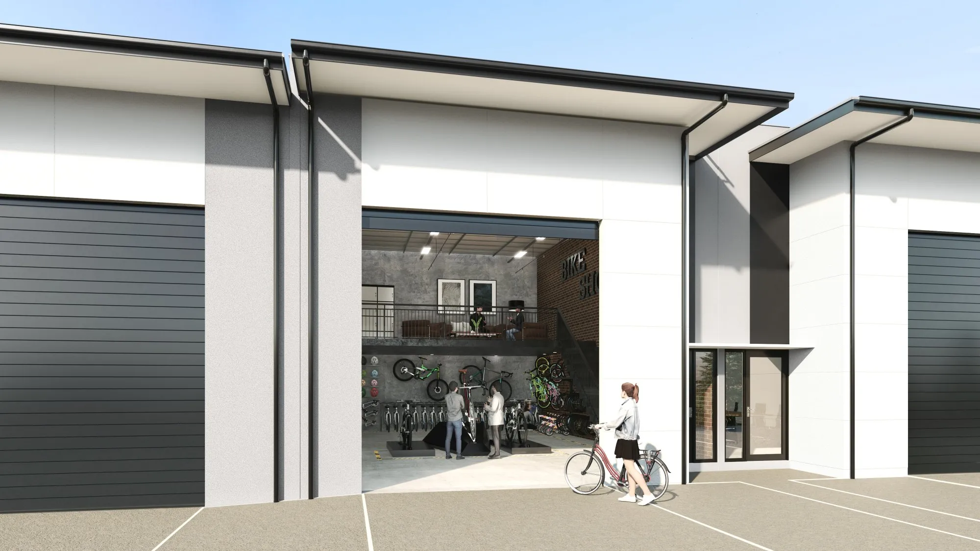 Industrial Precinct — industrial facility frontage