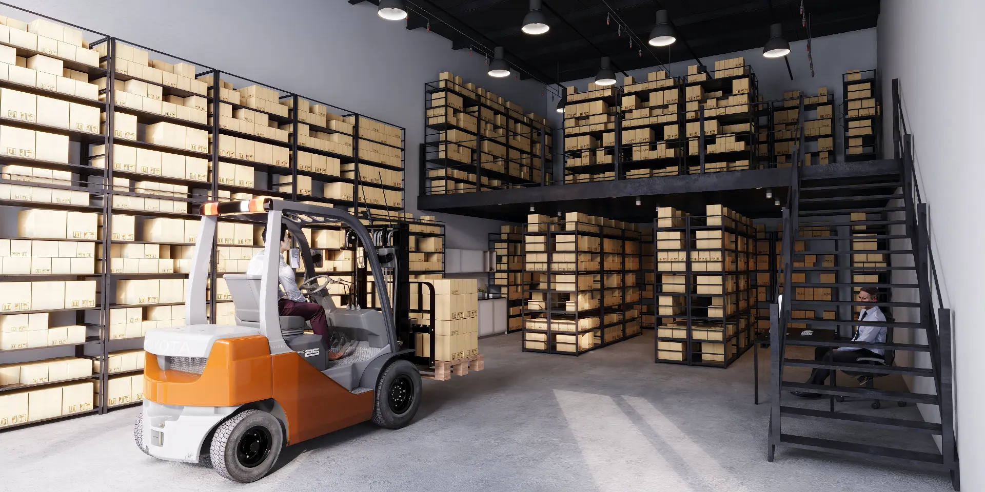 Central Coast Industrial Estate — logistics warehouse interior