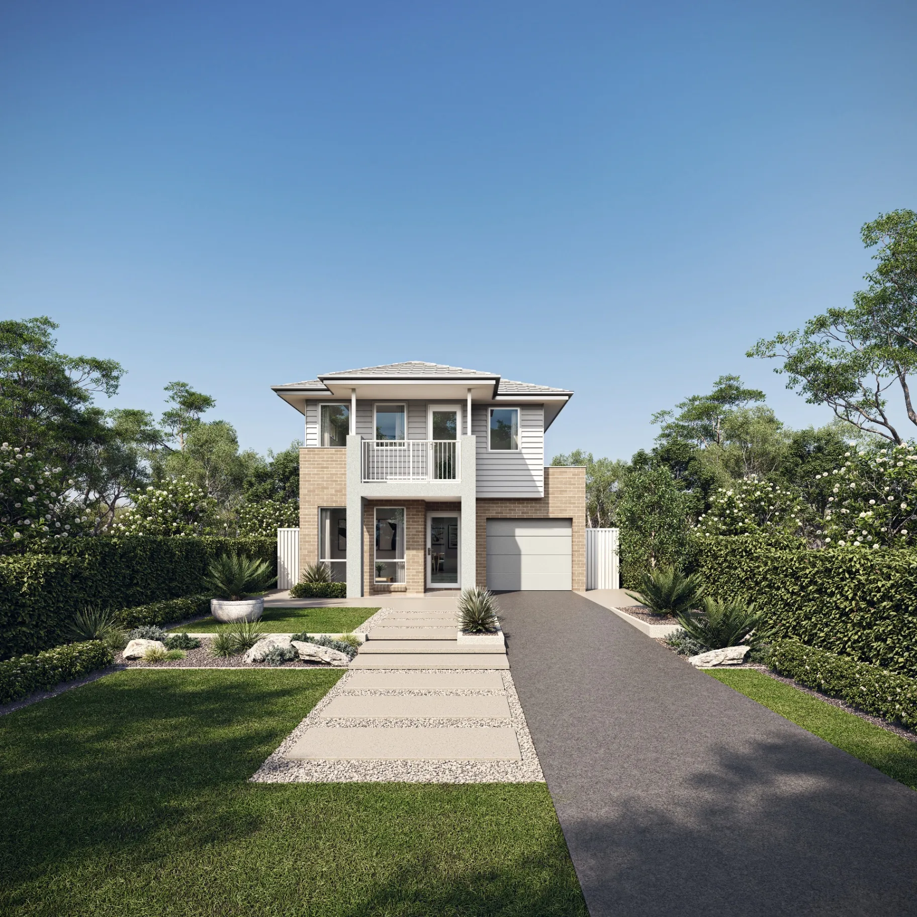 Facade Comparison Study — Facade design architectural visualization