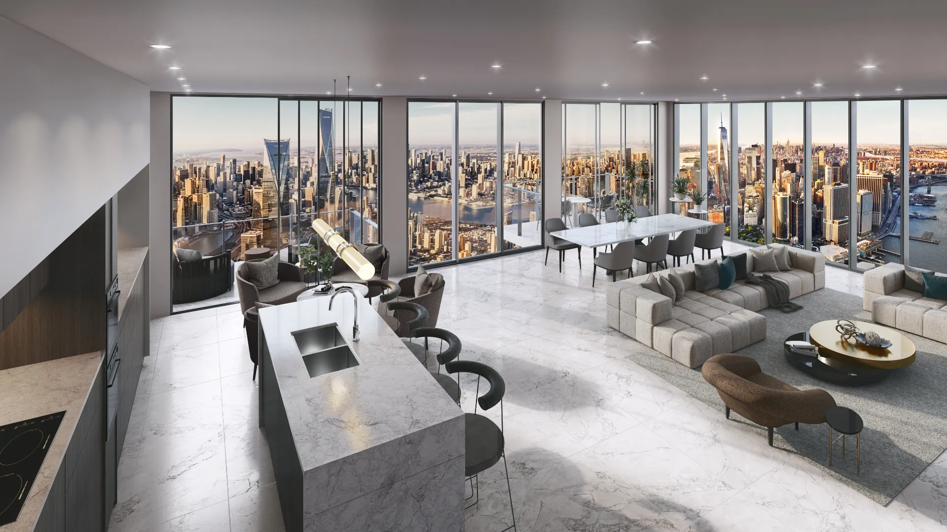 Skyline Apartments — Residential development architectural visualization